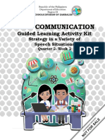 Oral Communication: Guided Learning Activity Kit