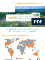 Vigdu Technologies - P Series - Company Presentation - August 2020