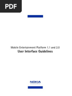 Nokia - User Interface Guidelines