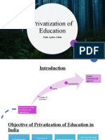 Privatization of Education: Rahi Ajabe-Alhat