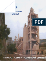 Dandot Cement Company Limited Annual Report 2012: Financials, Directors' Report, Notice of AGM