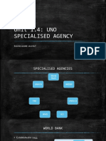 Unit 1.4 UNO SPECIALISED AGENCY