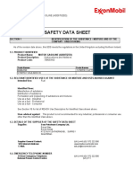 Safety Data Sheet: Product Name: Motor Gasoline (Additized)