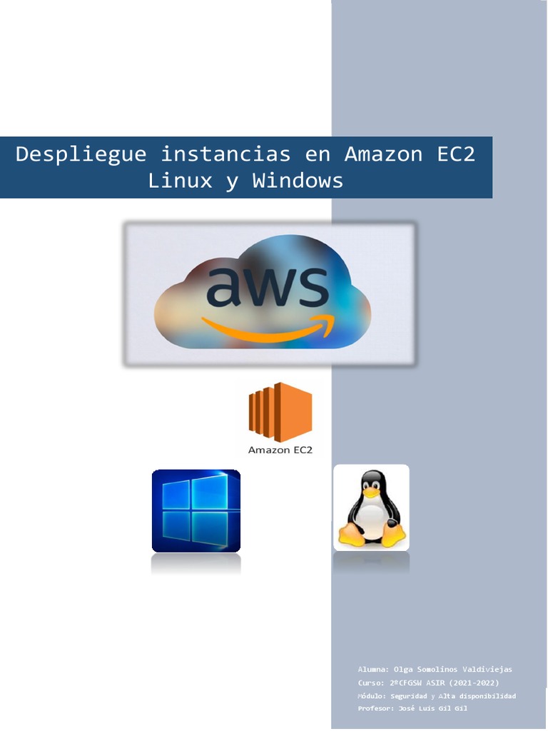 Tipos de Instancias en Amazon EC2 | PDF | Servicios web de Amazon ...