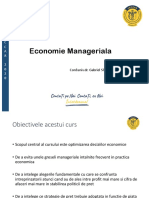 Curs Economie Manageriala CECCAR - 2021
