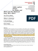 Was R2P A Viable Option For Syria? Opinion Content in The Globe and Mail and The National Post, 2011-2013