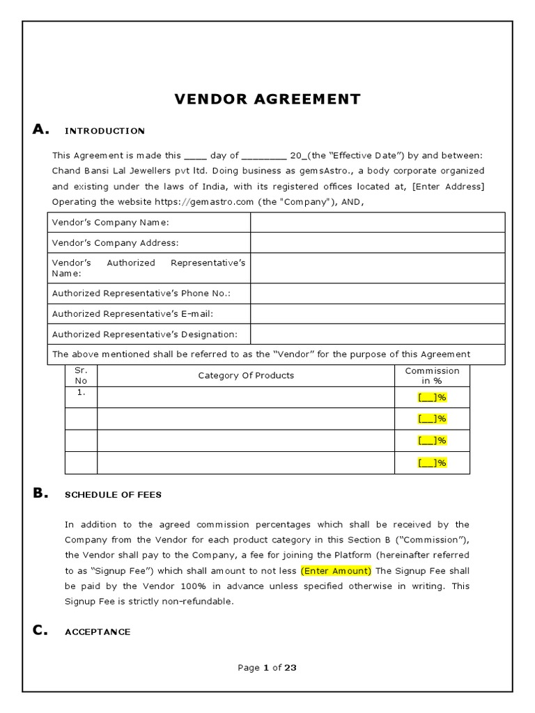 E Commerce Platform Agreement | PDF | Confidentiality | Arbitration