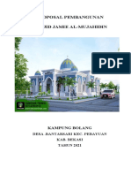 PROPOSAL PEMBANGUNAN Masjid Jamie Al Mujahidin
