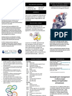 Role of PT in Spinal Pain Management Flyer 022411