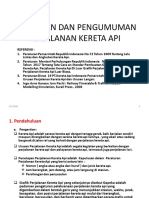 Materi 9 - Penetapan Dan Pengumuman Perjalanan KA