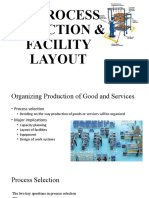 2.0 Process Selection and Facility Layout