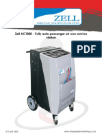 Zell AC1800 - Fully Auto Passenger Air Con Service Station: WWW - Integratedmarketing.co - Za 012 664 3556