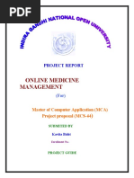 Ignou Mini PROJECT REPORT