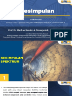 Kesimpulan: Prof. Dr. Manlian Ronald. A. Simanjuntak, S.T., M.T., D.Min