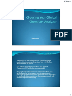 Dr. Indika Pitono. Choosing Your Clinical Chemistry Analyzer