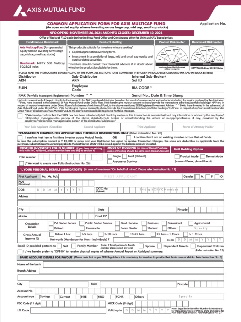 Common application form for axis multicap fund pdf cheque banks
