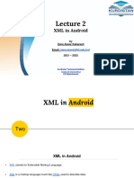 XML in Android: by Zana Azeez Kakarash Email: 2021 - 2022