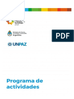 Programa Semana de La Ciencia 2021 UNPAZ