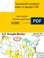 Basics of Successful Soybean Management in Western ND: Hans Kandel Extension Agronomist