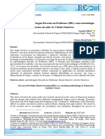 Uso da Aprendizagem Baseada em Problemas no ensino de Cálculo Numérico