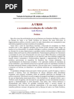 A URSS e a contra-revolução de veludo (I)