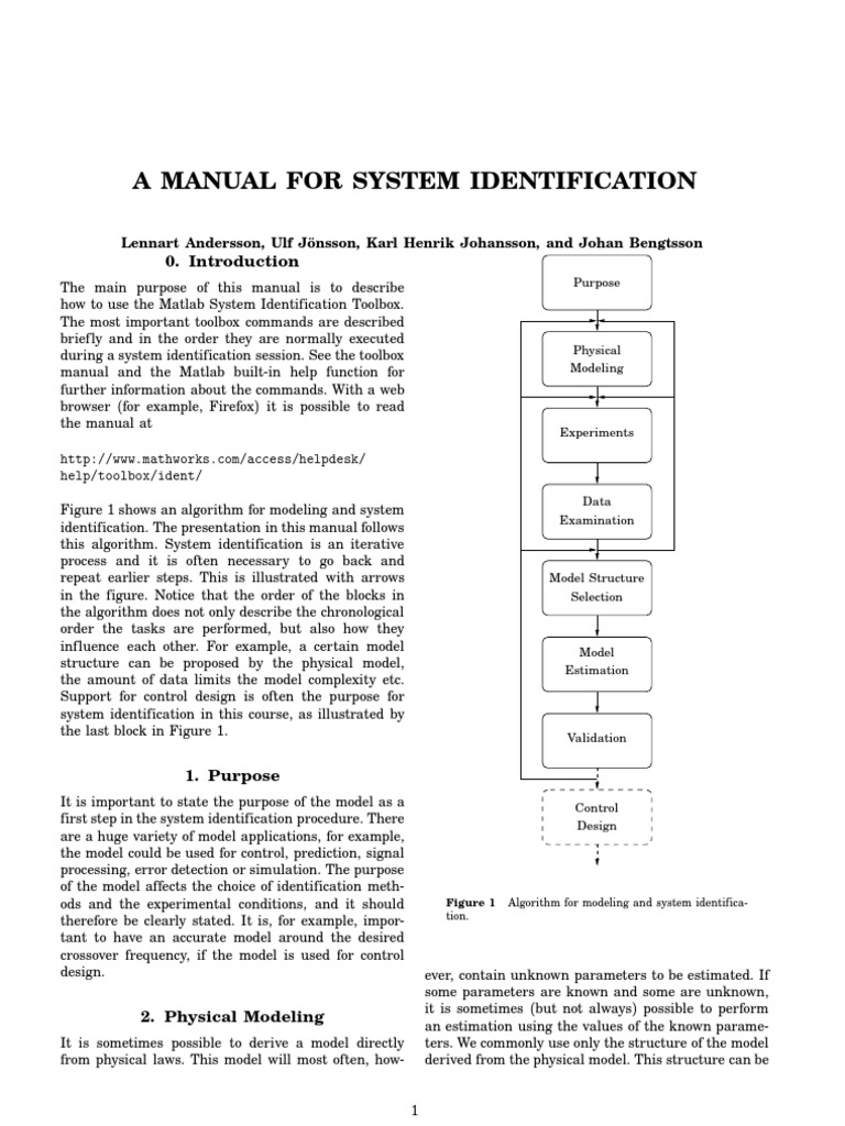 A Manual For System Identification | PDF | Spectral Density | Akaike ...