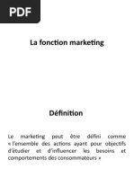 La fonction marketing