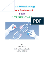 CRISPR-Cas9 Genome Editing