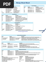 Nmap Cheat Sheet: Target Specification Scan Techniques