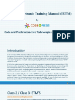 Interactive Electronic Training Manual (IETM) : Code and Pixels Interactive Technologies Private Limited