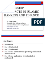 Partnership Contracts in Islamic Banking and Finance