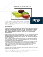 ARTICLE 1-Apples: The Health Benefits: FND102/Extensive Reading