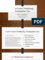 Unsur-Unsur Pendukung Pertunjukan Tari Perencanaan Pementasan Tari