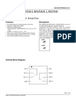 LM2904, LM358/LM358A, LM258/ LM258A: Dual Operational Amplifier