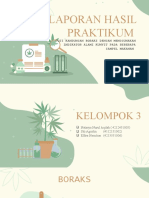 Laporan Praktikum BIOLOGI