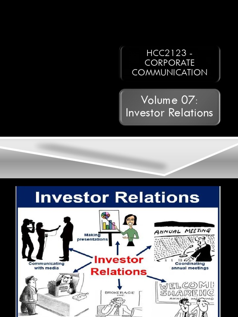 Investor Relations Essentials | PDF | Investor | Investing