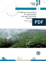 Enabling Environments For Agribusiness and Agro-Industries Development