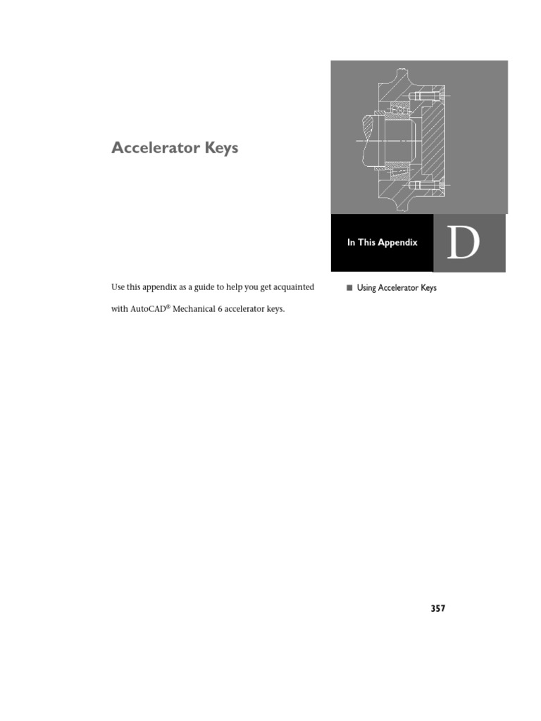 Appendix D Accelerator Keys PDF Computer Science Software Development