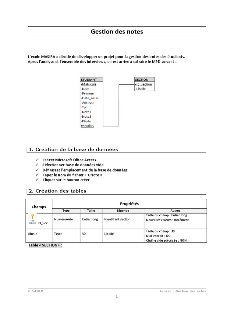 Gestion Des Notes | PDF | Gestion informatique | Logiciel