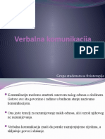 Verbalna Komunikacija