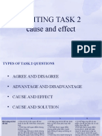 WRITING Task 2 - Cause & Effect