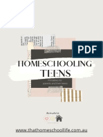 Homeschooling Teens Printables