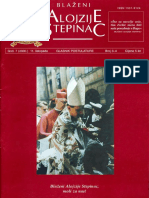 Alojzije Stepinac Glasnik Postulature 2000-Broj3-4