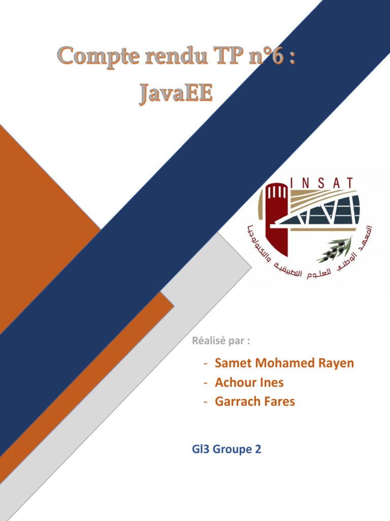 Samet Mohamed Rayen - Achour Ines - Garrach Fares: Gl3 Groupe 2 | PDF