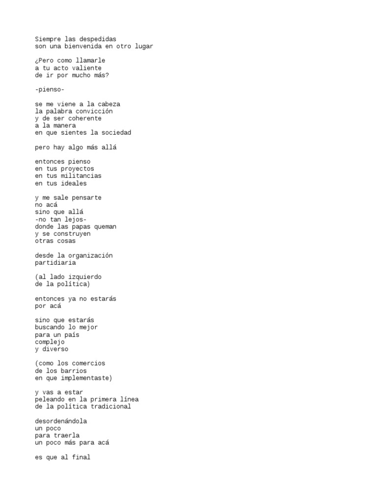 Poemas para Una Candidata 1 | PDF