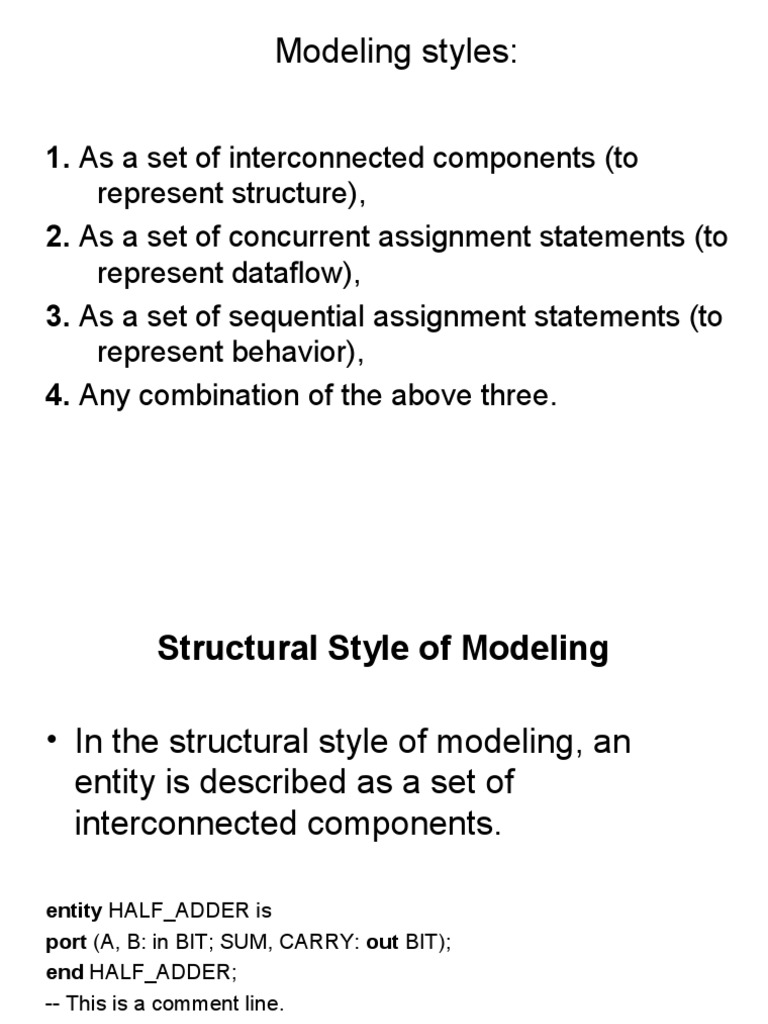 L4 Modeling Styles | PDF | Information Technology Management ...