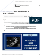 Aftercare importância psicológica BDSM