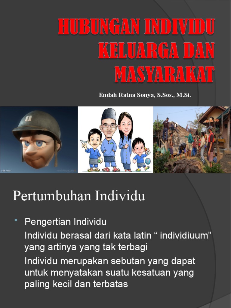 Pertumbuhan Individu dan Fungsi Keluarga | PDF | Pengembangan Diri