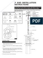 Assembly & Installation Instructions