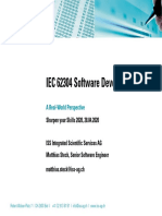 IEC 62304 Software Development: A Real-World Perspective